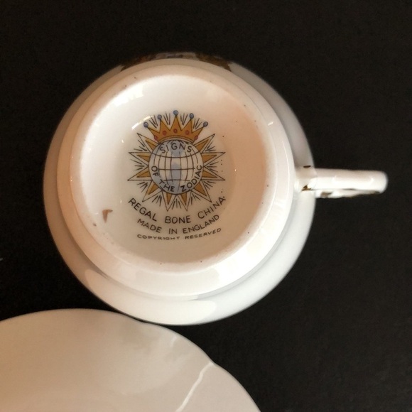 VIRGO Horoscope ‘Signs of the Zodiac’ Tea Cup & Saucer Birthday Aug 24-Sept 23 - Picture 6 of 9